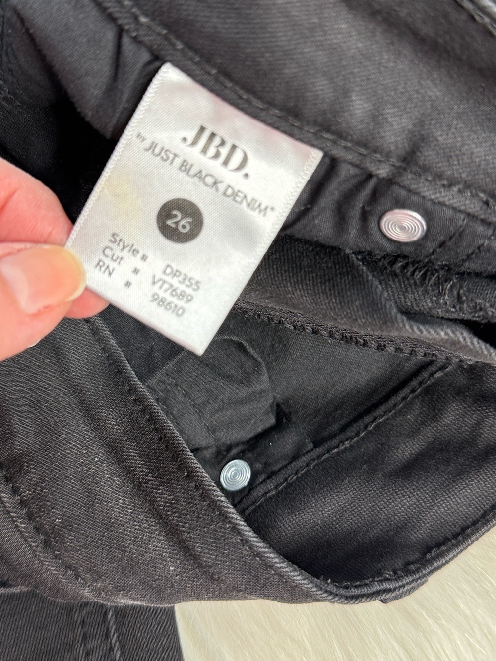 JBD Black Limitless Skinny Ripped Knee Jeans - Picture 4 of 6